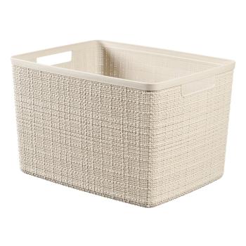 Coș de depozitare Curver Jute, 20 l, galben