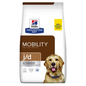 HILL'S Prescription Diet j/d Mobility, Pui, dietă veterinară câini, hrană uscată, sistem articular, 4kg