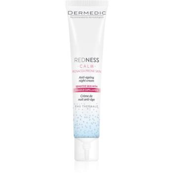 Dermedic Redness Calm cremă de noapte împotriva primelor riduri pentru piele sensibila si inrosita 40 ml