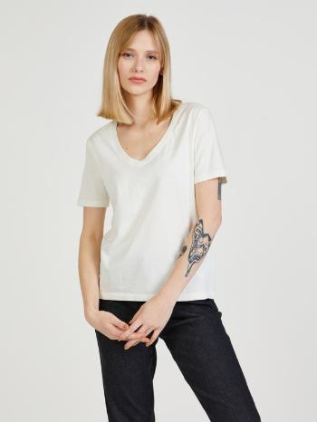 Jacqueline de Yong Farock Tricou Alb