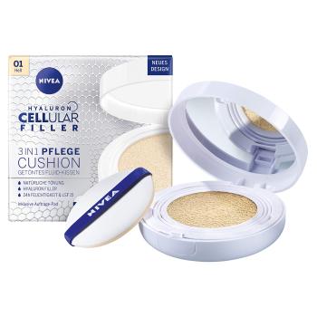 Nivea Cremă tonifiantă de îngrijire în burete 3 în 1 Hyaluron Cellular Filler 15 g 02 Medium