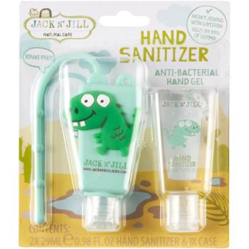 Jack N’ Jill Natural Care gel pentru curățarea mâinilor pentru copii Dino 2x29 ml