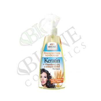 Bione Cosmetics Balsam fără clătire Keratin + ulei de vitamine 260 ml 