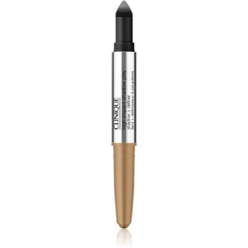 Clinique High Impact Shadow Play™ Shadow & Definer creion pentru ochi duo culoare Sparkling Wine + Caviar 1,9 g