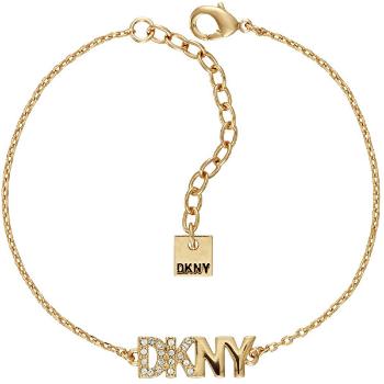 DKNY Brățară aurită,cu logo-ul Pendant 5519998