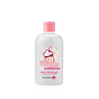 Bubble T Cosmetics Gel de baie și duș Vanilla Milkshake (Bath & Shower Gel) 500 ml