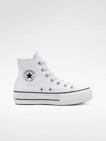 Converse Chuck Taylor All Star Lift Platform Canvas Teniși Alb