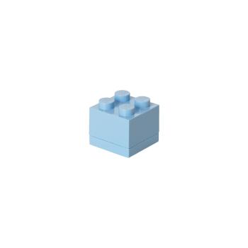 Cutie depozitare LEGO® Mini Box, albastru deschis