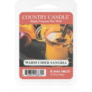 Country Candle Warm Cider Sangria ceară pentru aromatizator 64 g