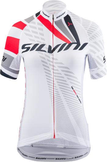femeiesc ciclism jersey Silvini ECHIPA WD1402 alb