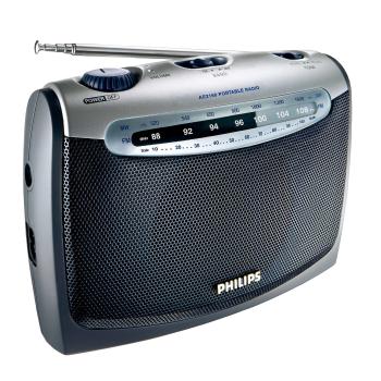 Radio portabil Philips - negru/gri - Mărimea 210x135x60mm