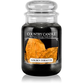 Country Candle Golden Tobacco lumânare parfumată 680 g