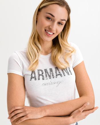 Armani Exchange Tricou Alb