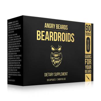 Angry Beards Vitamine pentru stimularea creșterii bărbii Beardoids (Dietary Supplement) 60 comprimate