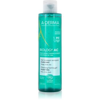 A-Derma Biology gel de curățare pentru ten gras și mixt 200 ml