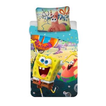 Lenjerie de pat copii Spong Bob movie, 140 x 200 cm, 70 x 90 cm