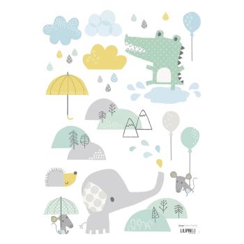 Folie cu stickere 30x42 cm Smile It'S Raining – Lilipinso