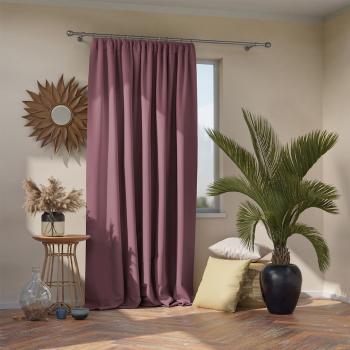 Draperie AmeliaHome Pleat, 140 x 270 cm, roz