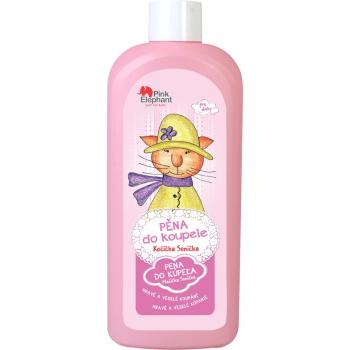 Pink Elephant Girls spuma de baie pentru copii Kitty 500 ml