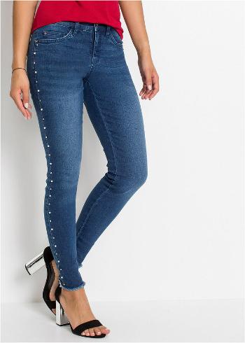 Blugi Skinny cu aplicaţii