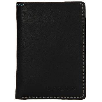 Lagen Mini portofel din piele pentru bărbați tp-810 Black