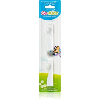 Brush Baby Go-Kidz capete de schimb pentru periuta de dinti pentru copii de 3 ani 2 buc