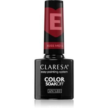 Claresa SoakOff UV/LED Color Kiss Me lac de unghii sub forma de gel culoare 6 5 g