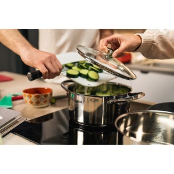 Oală din inox  adecvată pentru plita cu inducție Cook Eat – Tefal