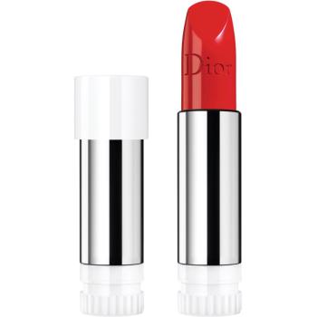 DIOR Rouge Dior The Refill ruj cu persistenta indelungata rezervă culoare 080 Red Smile Satin 3,5 g
