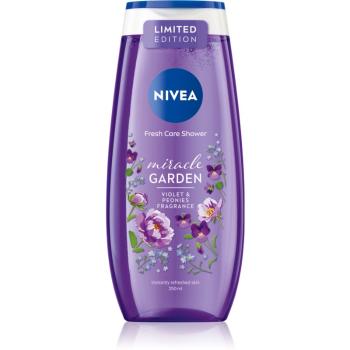 Nivea Miracle Garden Violet & Peonies gel de dus revigorant 250 ml