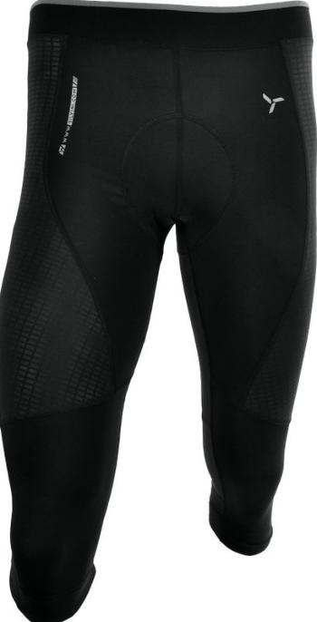 Pentru bărbaţi 3/4 ciclism pantaloni Silvini Fortora MP1005 negru