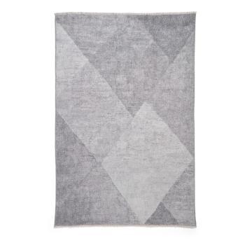 Covor gri deschis lavabil din amestec de bumbac 152x230 cm Whisper – Think Rugs