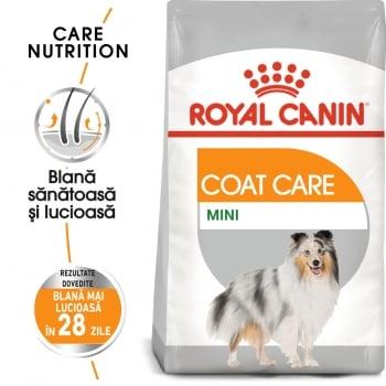 Royal Canin Mini Coat Care Adult, hrană uscată câini, blană sănătoasă și lucioasă, 1kg