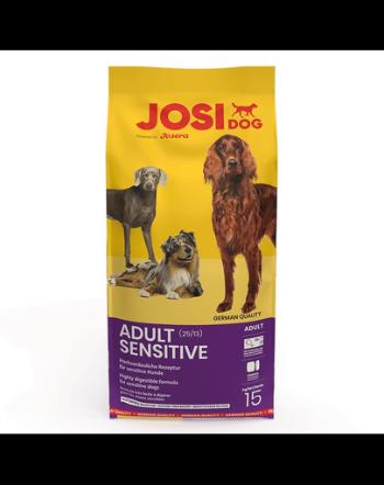 JOSERA JosiDog Adult Sensitive hrana uscata caini adulti 15 kg potrivit pentru sistem digestiv sensibil