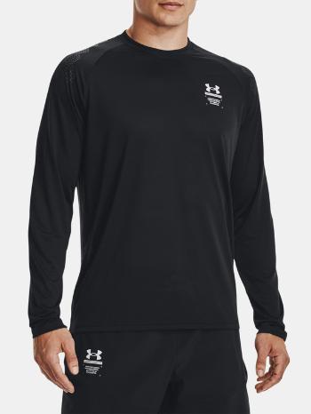 Under Armour UA Armourprint LS Tricou Negru