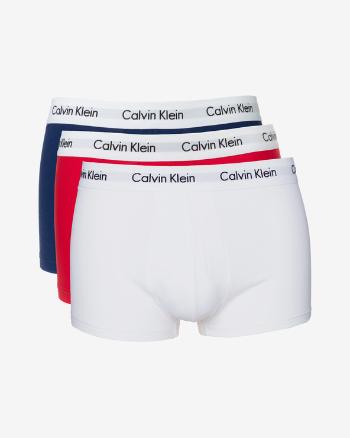 Calvin Klein Boxeri, 3 bucăți Albastru Roșu Alb
