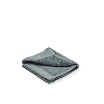 Prosop din bumbac organic pentru față Södahl Organic Comfort, 30 x 30 cm, albastru-verde