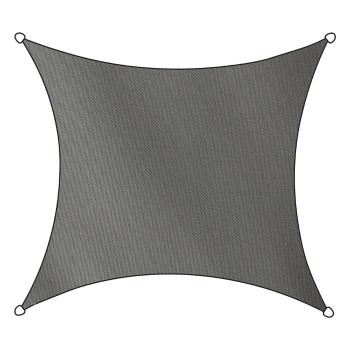 Copertină parasolar pătrată Livin' Outdoor Como, 5 x 5 m, gri