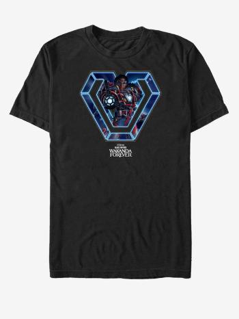 ZOOT.Fan Marvel Iron Heart Black Panther: Wakanda nechť žije Tricou Negru