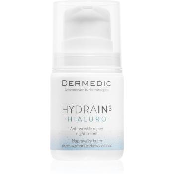 Dermedic Hydrain3 Hialuro crema hidratanta de noapte antirid 55 ml
