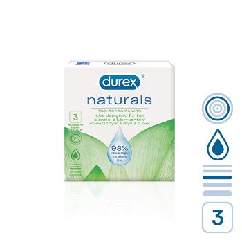 Durex prezervative Naturals 3 ks