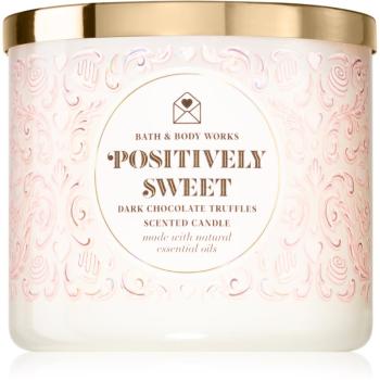 Bath & Body Works Dark Chocolate Truffles lumânare parfumată 411 g