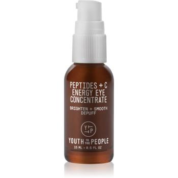 Youth To The People Peptides + C Energy Eye Concentrate ser concentrat zona ochilor cu vitamina C 15 ml