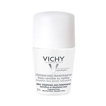 Vichy Deodorant-antiperspirant 48h roll-on pentru piele sensibilă sau depilată (Soothing Anti-Perspirant) antiperspirant (Soothing Anti-Perspirant) 50