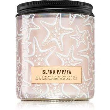 Bath & Body Works Island Papaya lumânare parfumată I. 198 g