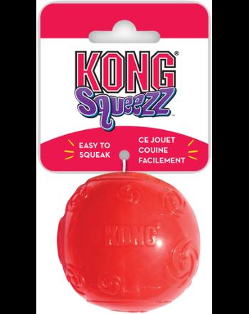 KONG Squeezz Ball Minge chițăitoare medie 65 mm
