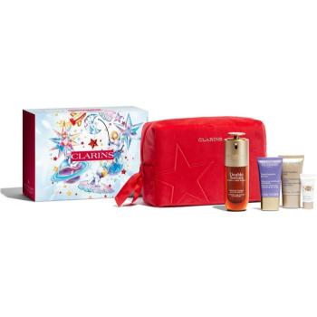 Clarins Double Serum & Nutri-Lumière Collection set cadou Luminosity (pentru ten matur)