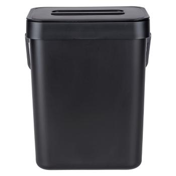 Coș de gunoi suspendat Wenko Black Outdoor Kitchen Tago, 5 l, negru