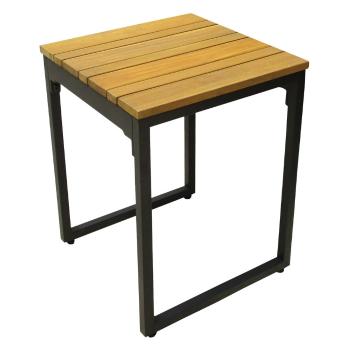Set 2 scaune de grădină cu șezut din lemn de acacia Ezeis Brick