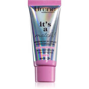 Lirene Mineral crema nuantatoare cu minerale pentru piele normala spre mixta SPF 15 nude 30 ml